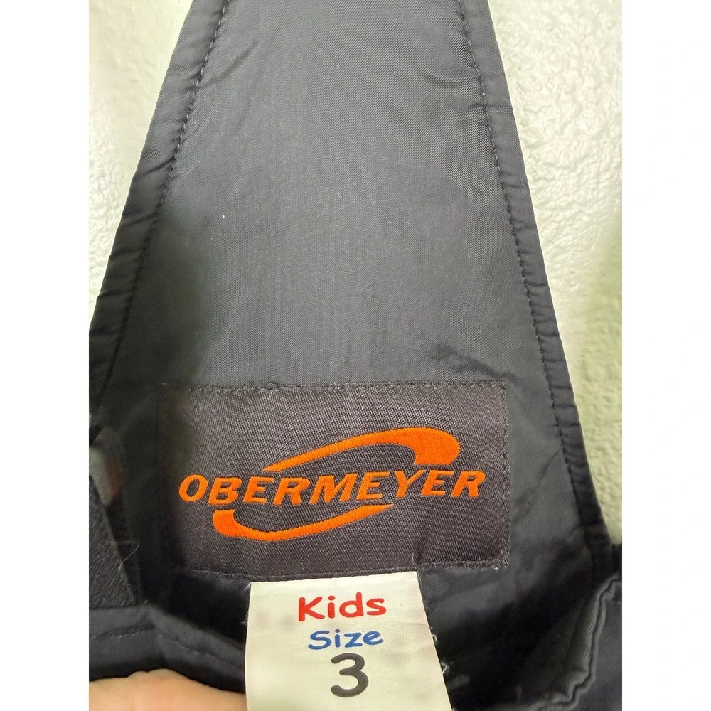 Obermeyer Kids Black HydroBlock Snow Bib Ski Pants Size 3‎